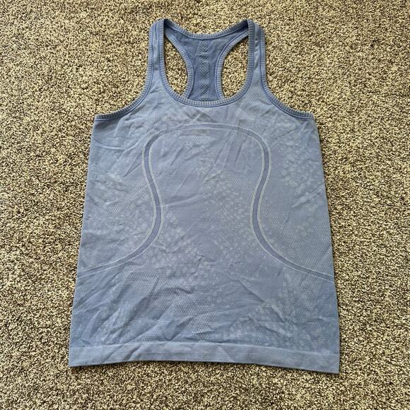 Lululemon Swiftly Tech blue sleeveless tank top size 8 - Picture 5 of 11